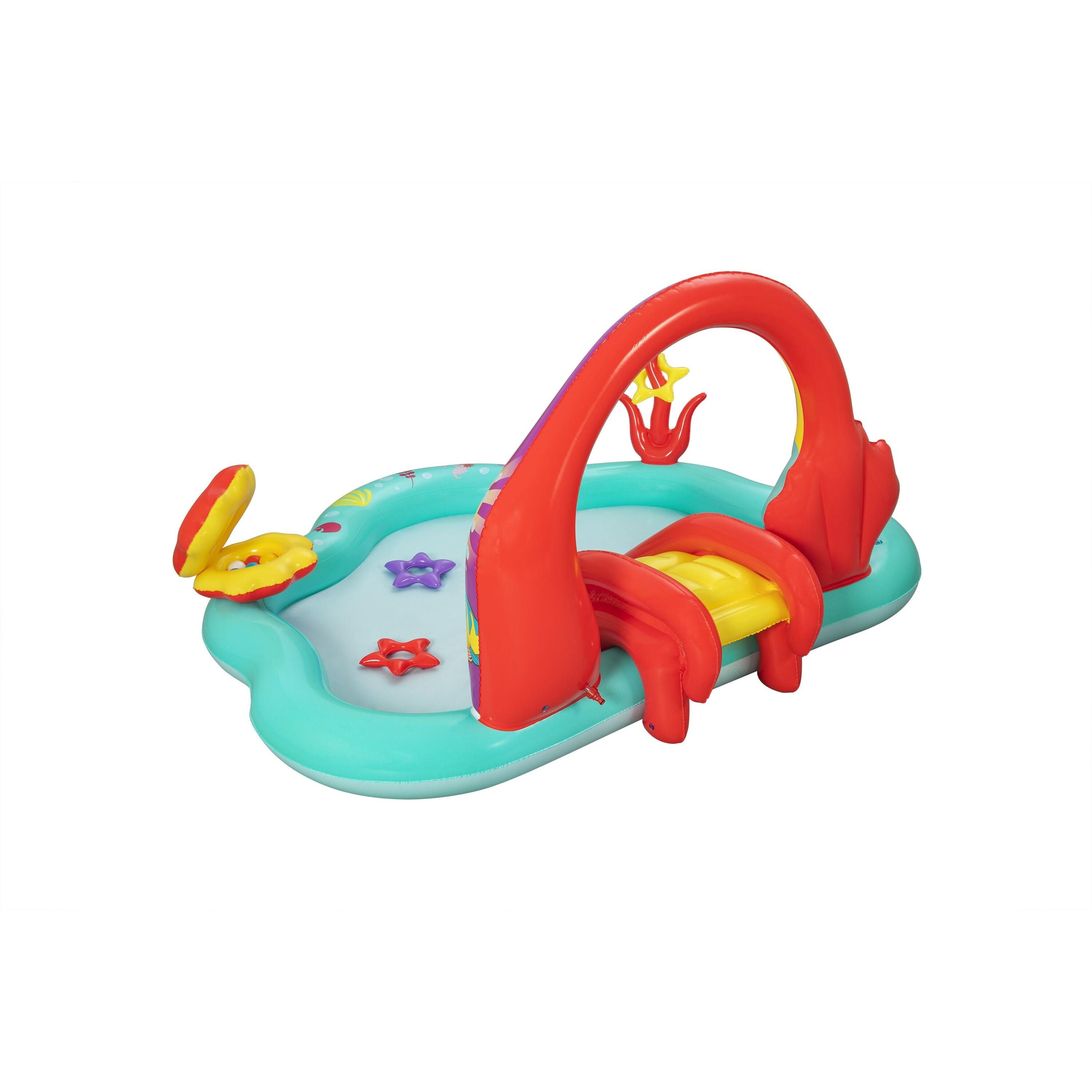 Bestway Playcenter Gonfiabile Disney Little Mermaid – piscina gioco con scivolo e spruzzo