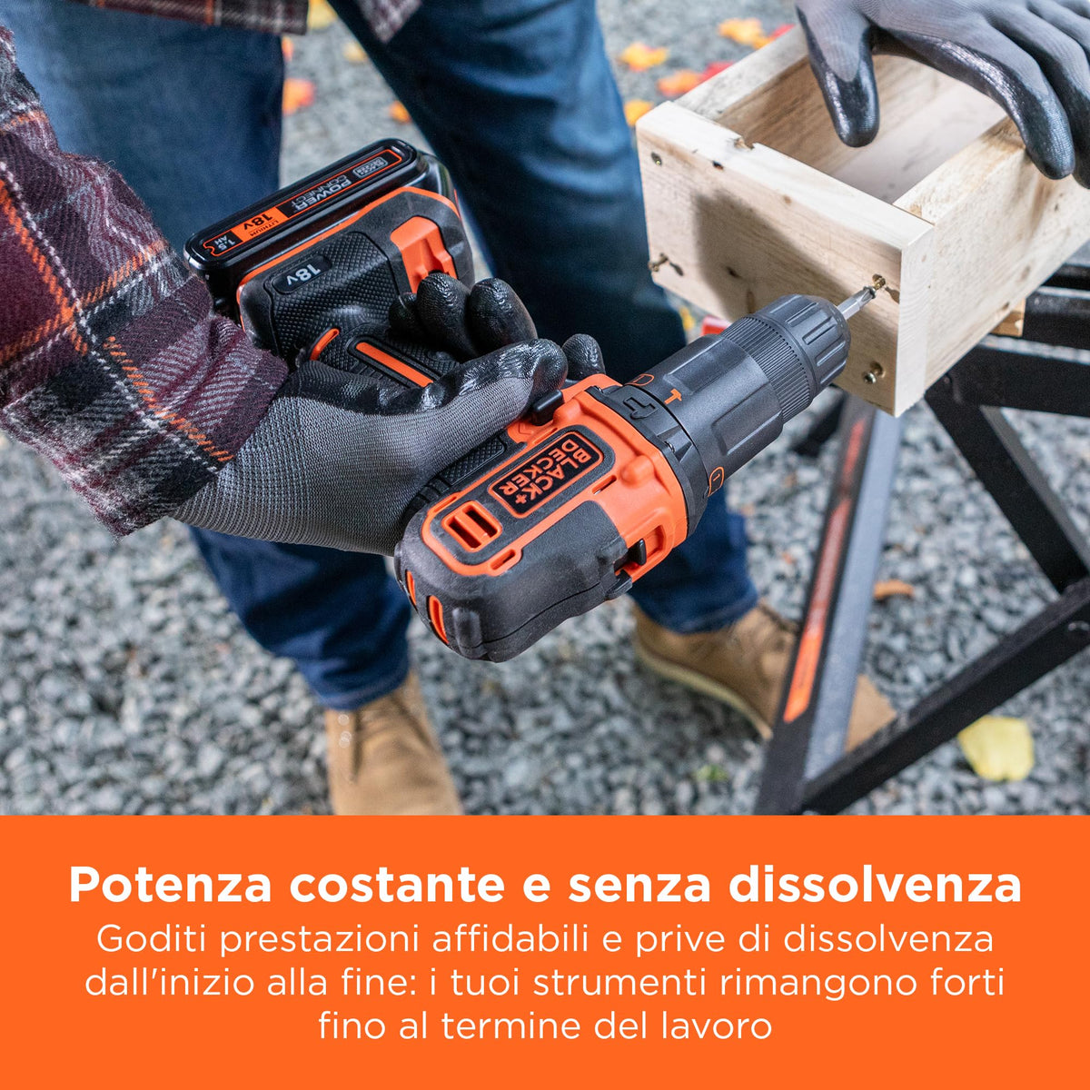 Black+Decker Batteria agli ioni di litio 18 V 2,0 Ah 3