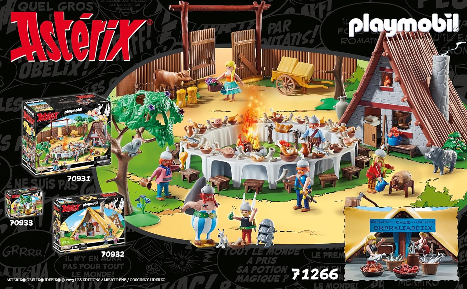 Playmobil - 71266 - Asterix - La capanna di Ordinalfabetix