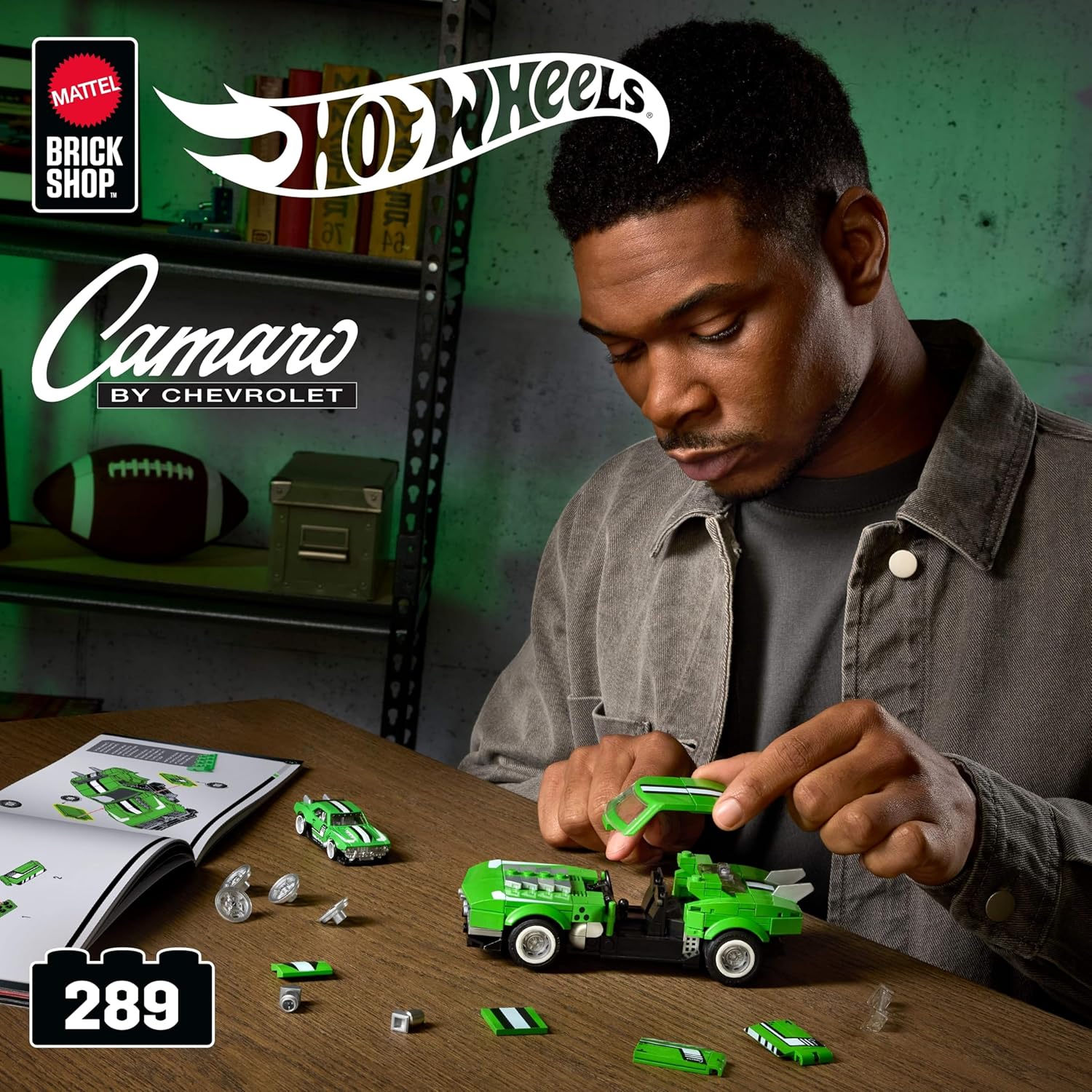 Mattel Brick Shop Hot Wheels - Custom ’68 Camaro Serie Speed - 289 pcs