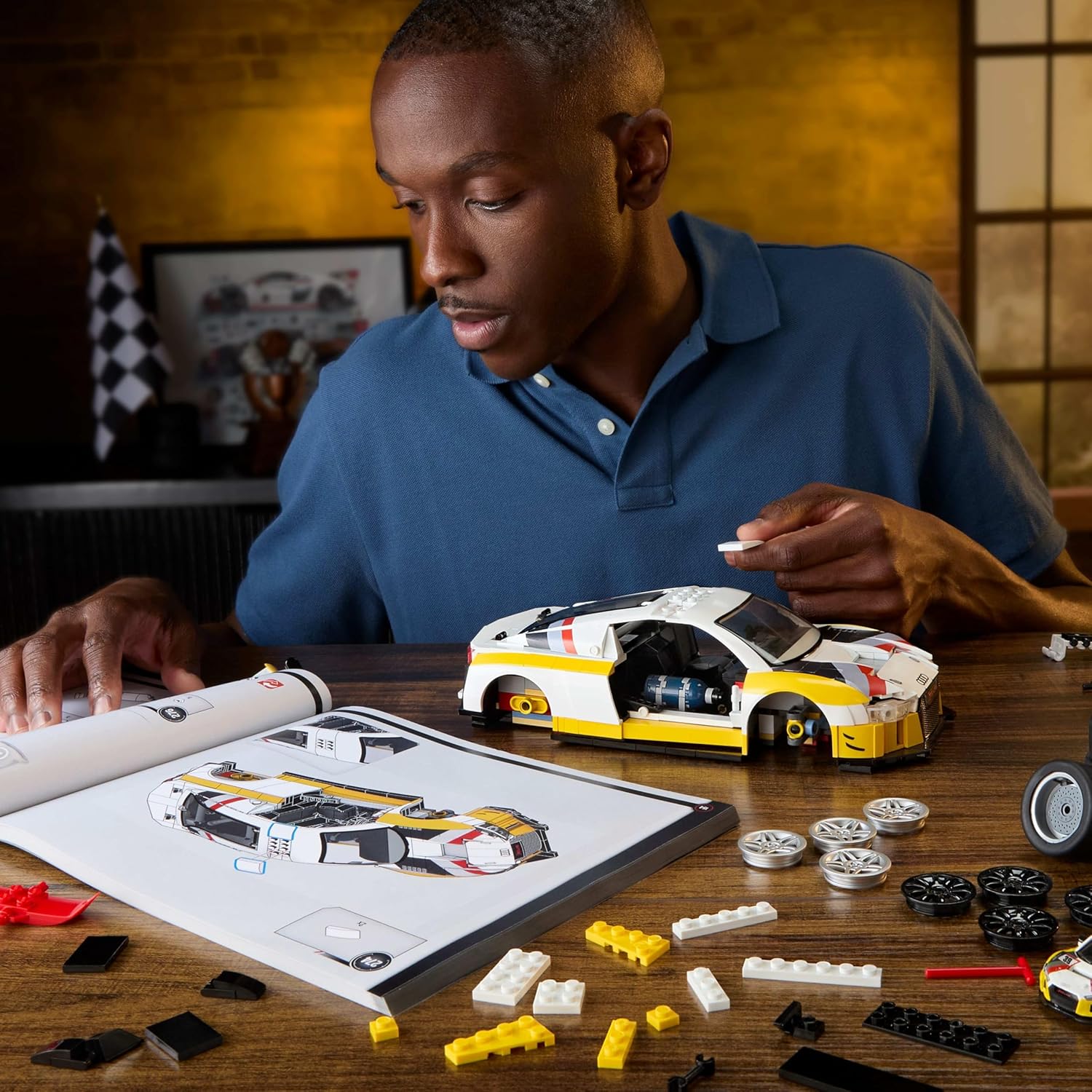 Mattel Brick Shop Hot Wheels - 15 Audi R8 LMS Serie Elite - 820 pcs