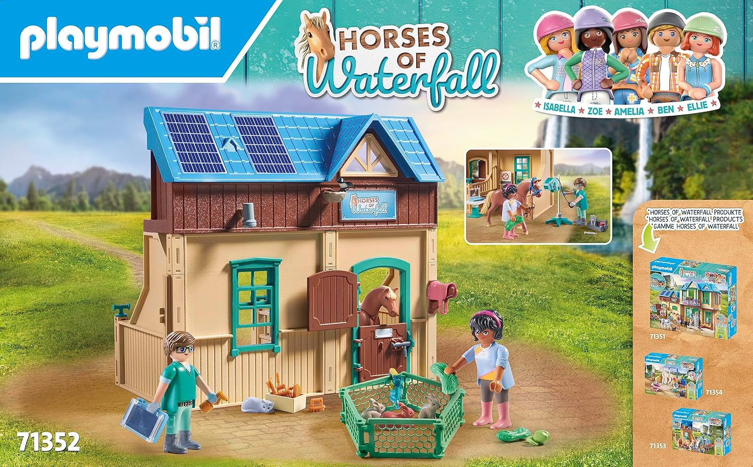 Playmobil - 71352 - Horses of Waterfall - Stalla con Veterinario