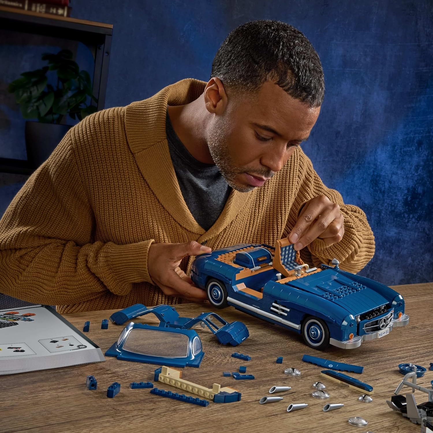 Mattel Brick Shop Hot Wheels - Mercedes-Benz 300 SL - 1600 pcs