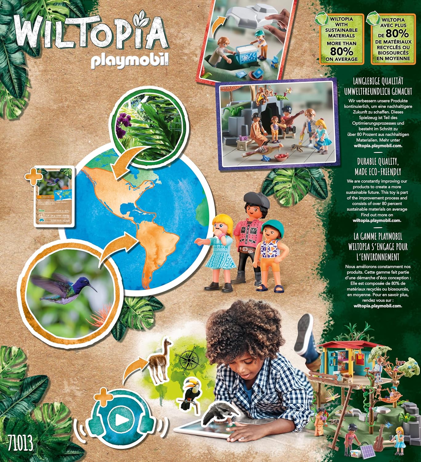 Playmobil - 71014 - Wiltopia - Casa sull'Albero della Foresta Amazzonica