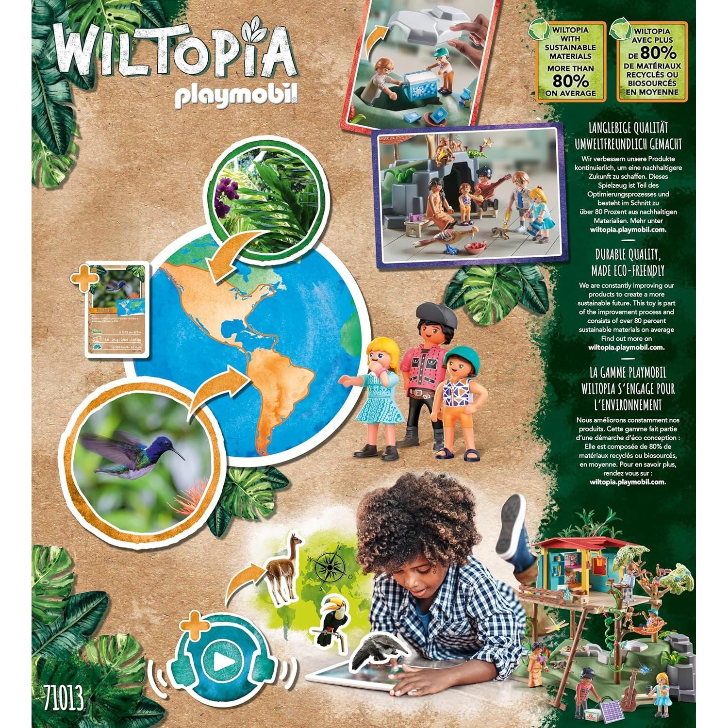 Playmobil - 71014 - Wiltopia - Casa sull'Albero della Foresta Amazzonica