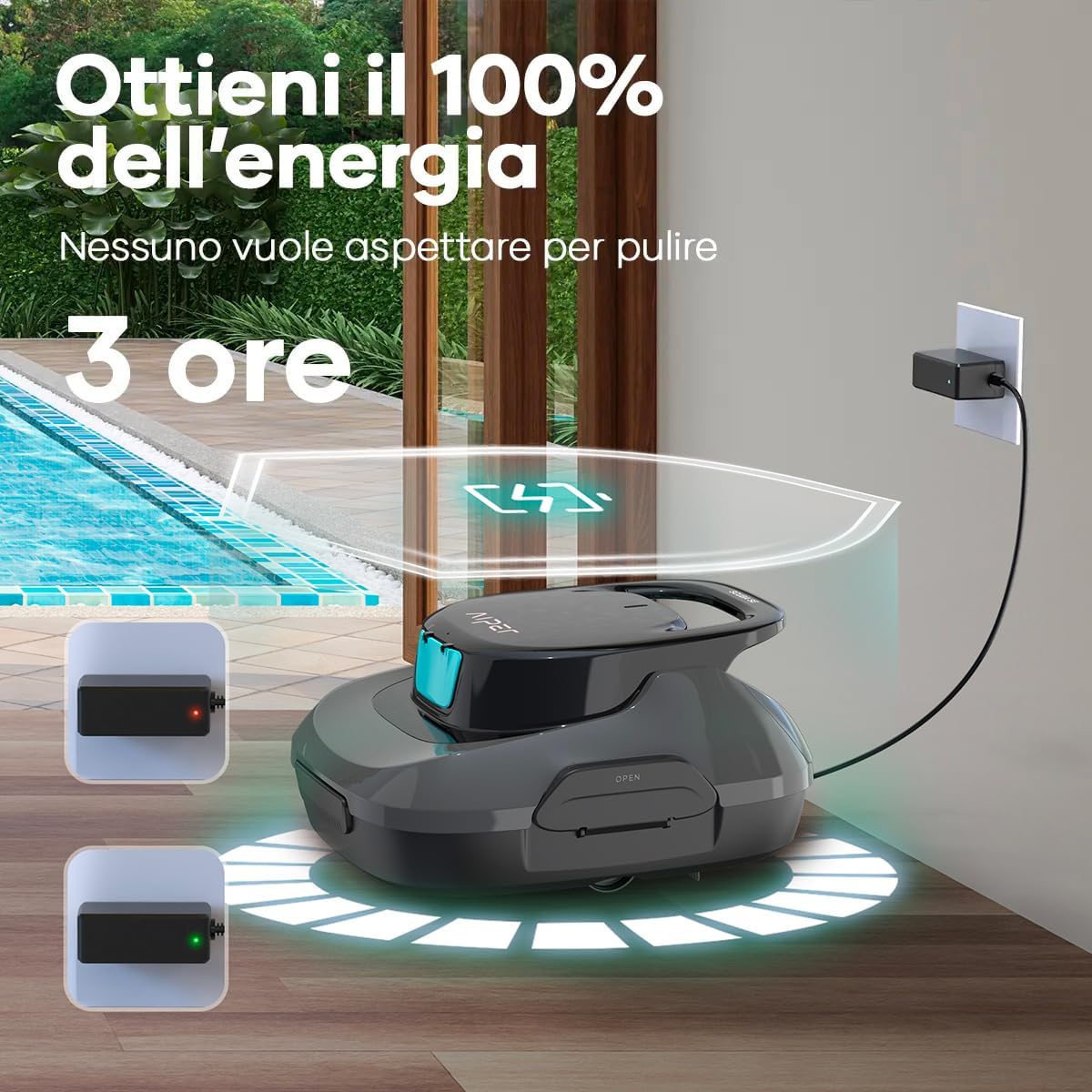 AIPER SCUBA SE BLACK - GARANZIA UFFICIALE NITAL 2 ANNI