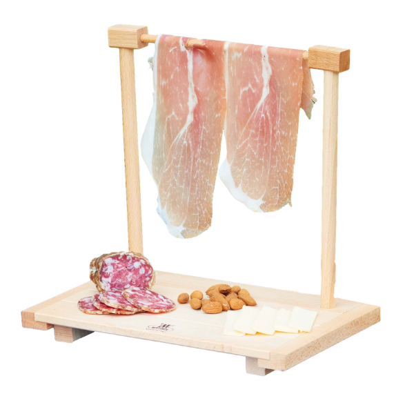 INCA Tagliere Appendi Prosciutto in Legno di Faggio