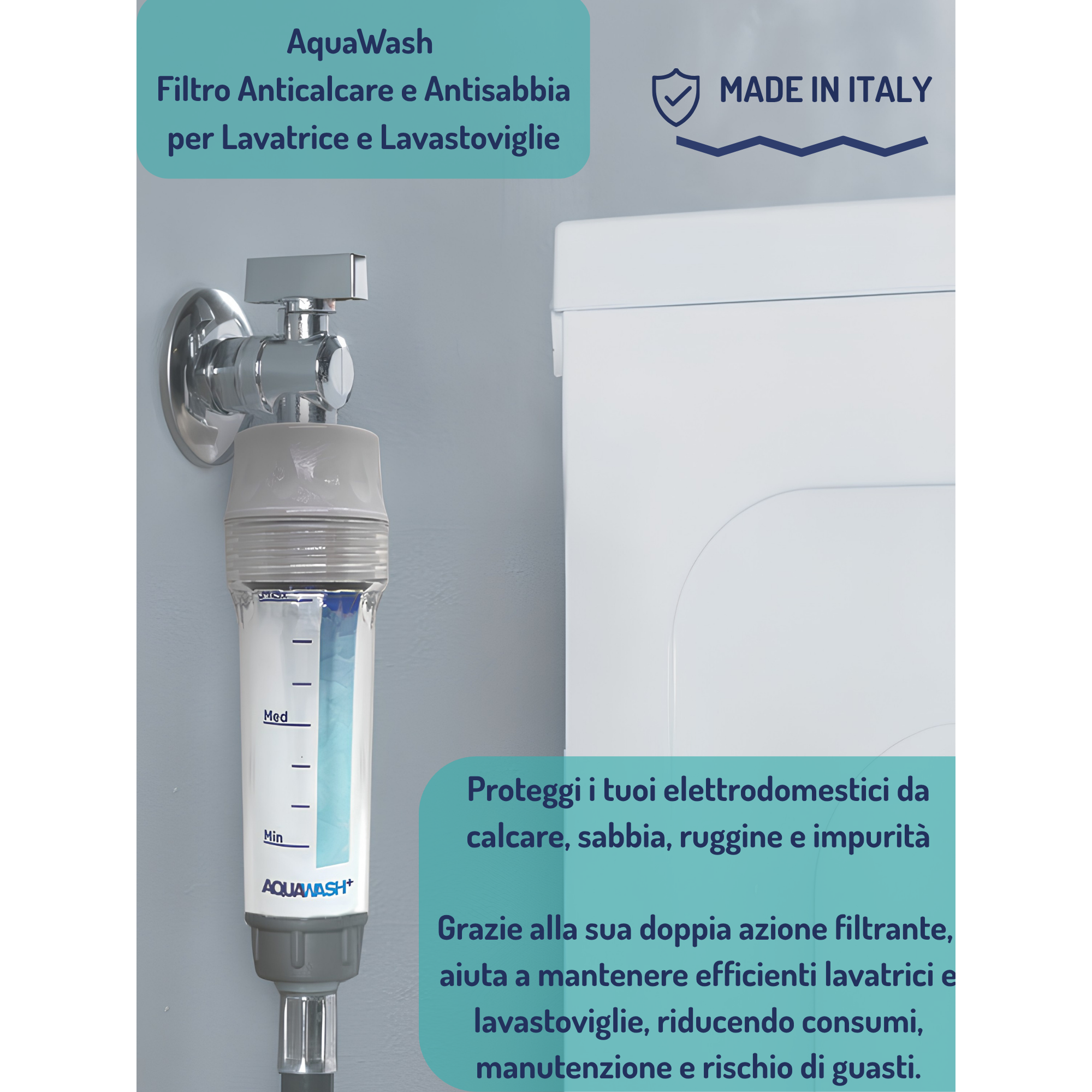Cartuccia di ricambio AquaWash PLUS