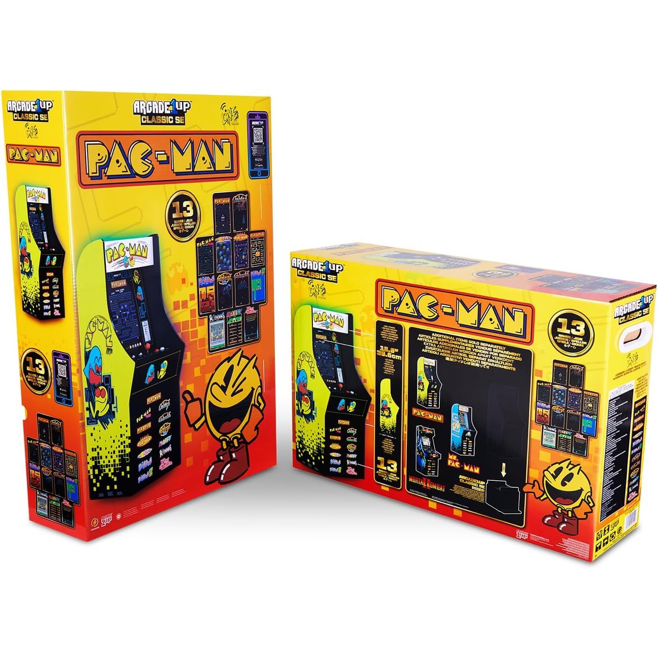VideoGioco PAC-MAN CLASSIC SLIM EDITION Cabinato Arcade1UP GARANZIA UFFICIALE POLYPHOTO