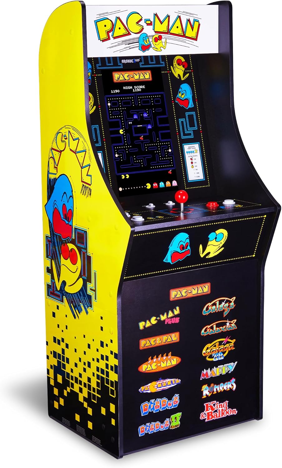 VideoGioco PAC-MAN CLASSIC SLIM EDITION Cabinato Arcade1UP GARANZIA UFFICIALE POLYPHOTO