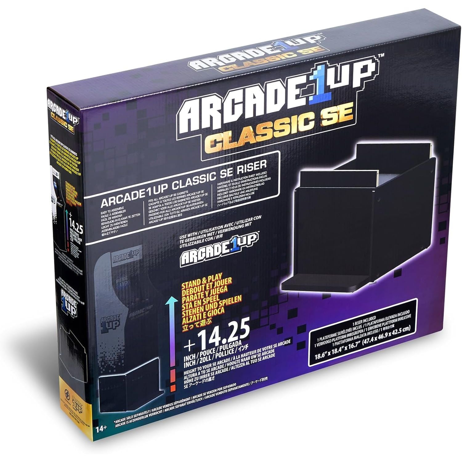 VideoGioco PAC-MAN CLASSIC SLIM EDITION Cabinato Arcade1UP GARANZIA UFFICIALE POLYPHOTO