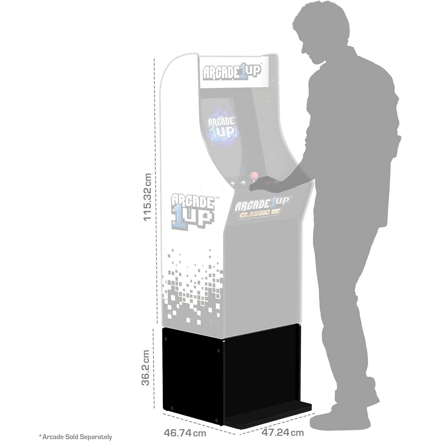 VideoGioco PAC-MAN CLASSIC SLIM EDITION Cabinato Arcade1UP GARANZIA UFFICIALE POLYPHOTO