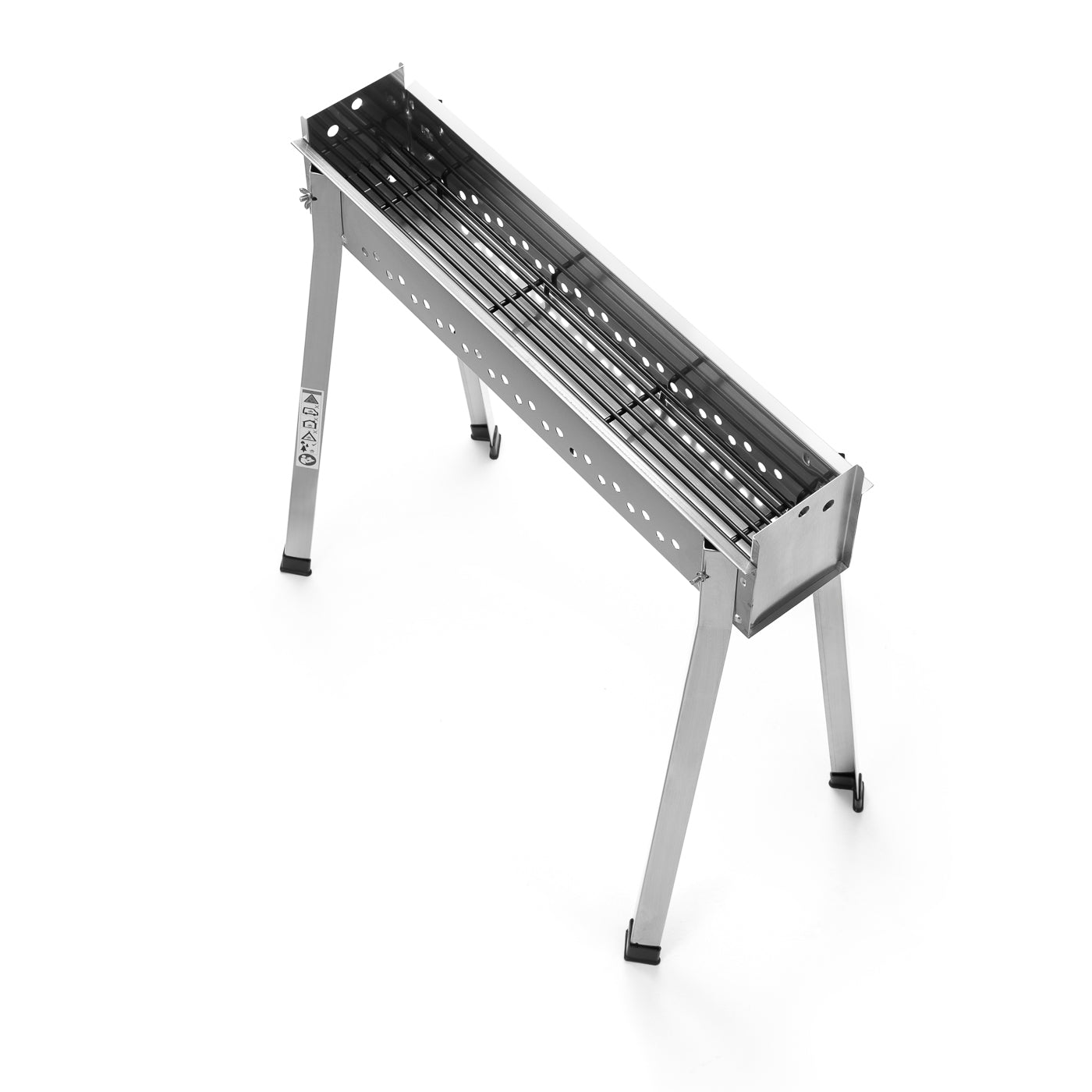 Ompagrill Barbecue per Arrosticini Inox – Carbone/Legna (3 Misure)
