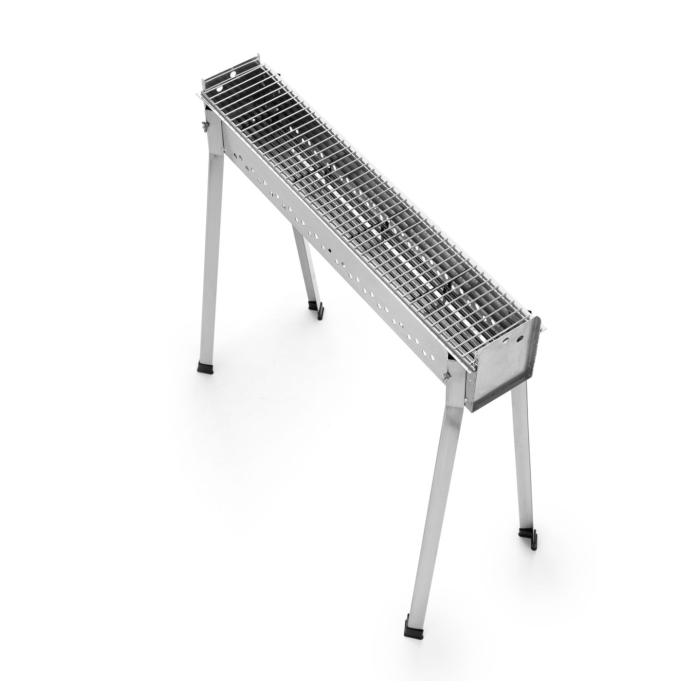 Ompagrill Barbecue per Arrosticini Inox – Carbone/Legna (3 Misure)