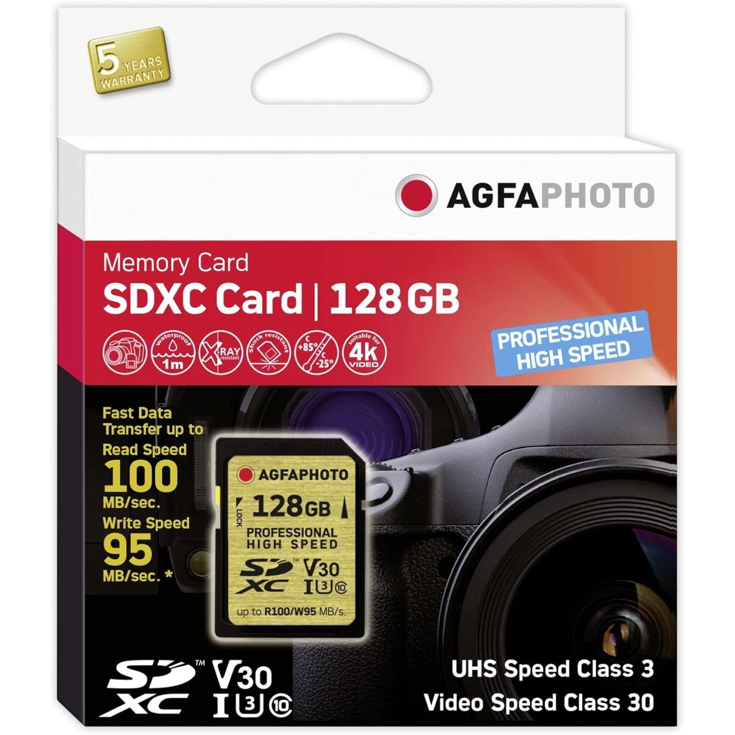AgfaPhoto Sd Memory Card High Speed C10 UHS-1