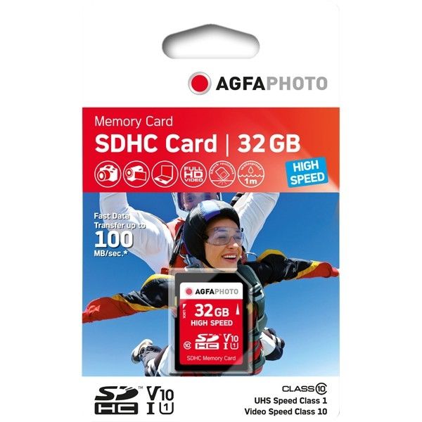 AgfaPhoto Sd Memory Card High Speed C10 UHS-1