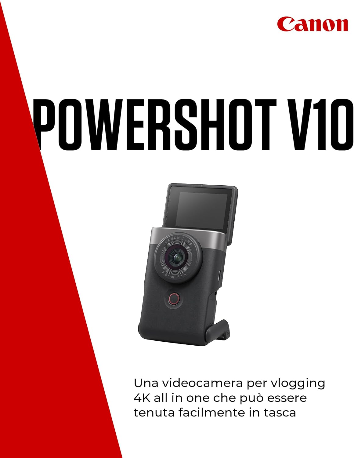 CANON POWERSHOT V10  VLOGGING KIT - GARANZIA UFFICIALE 2 ANNI ITALIA