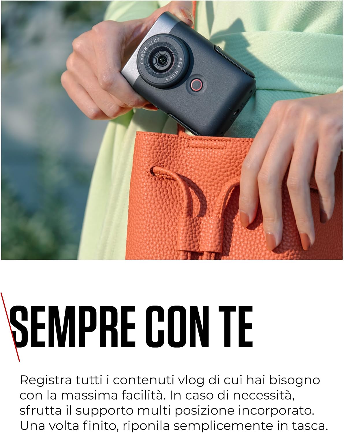 CANON POWERSHOT V10  VLOGGING KIT - GARANZIA UFFICIALE 2 ANNI ITALIA