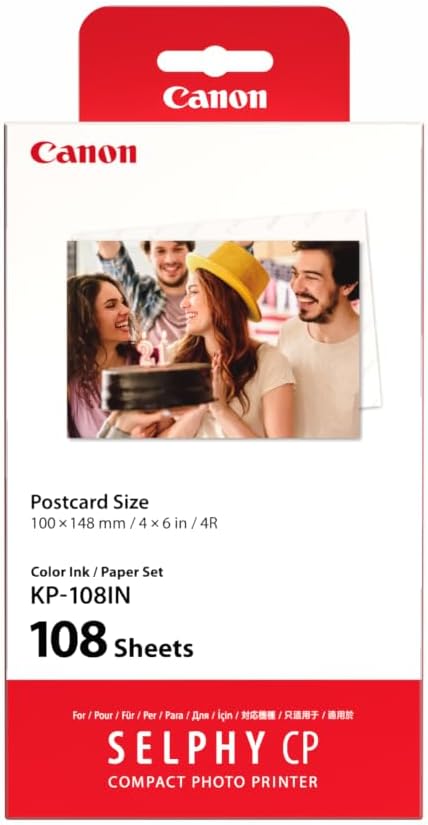 Canon KP-108IN Carta fotografica Cartucce Pellicole - Sconto Quantità