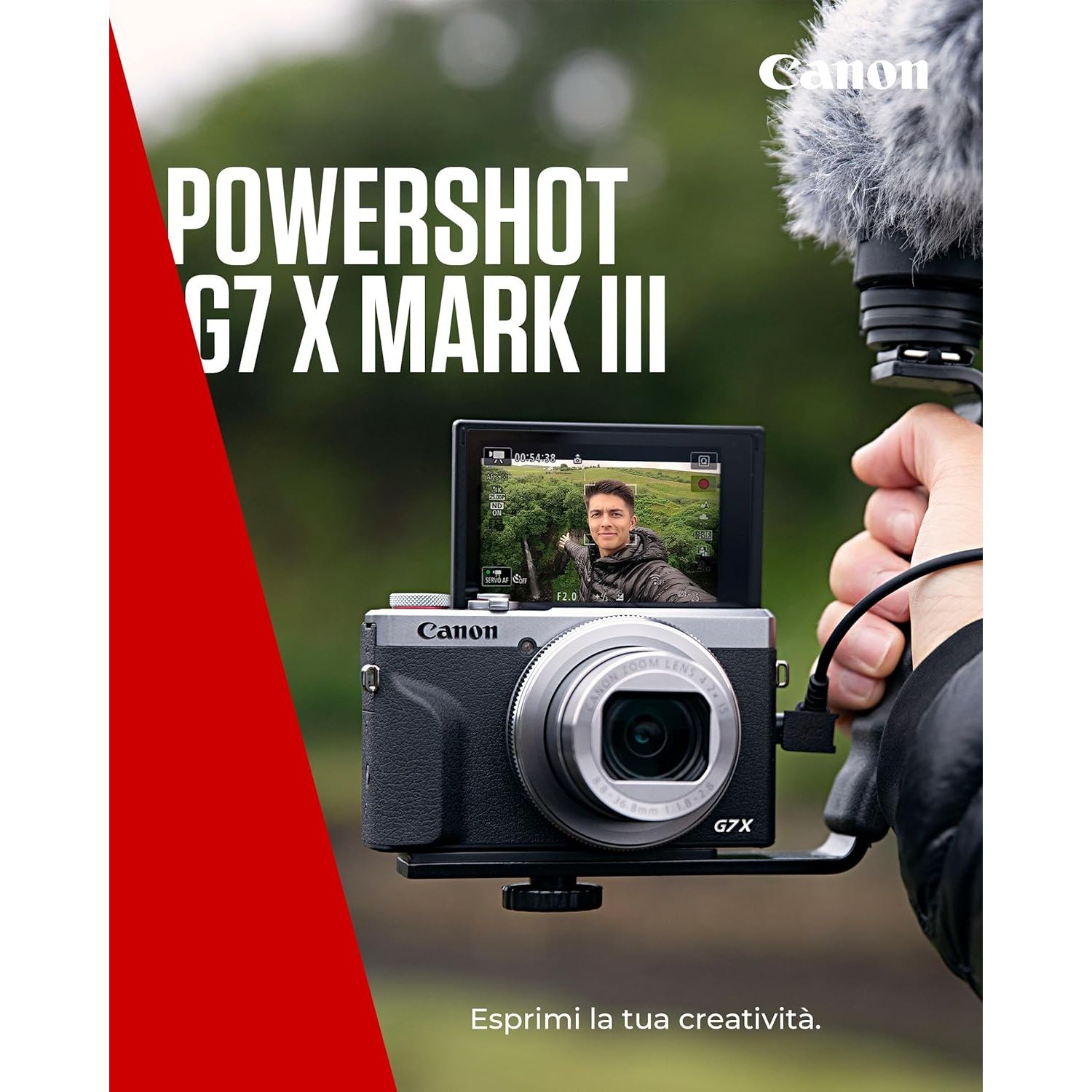 Canon Powershot G7X MARK III - EXTRA BATTERY KIT GARANZIA UFFICIALE 2 ANNI ITALIA