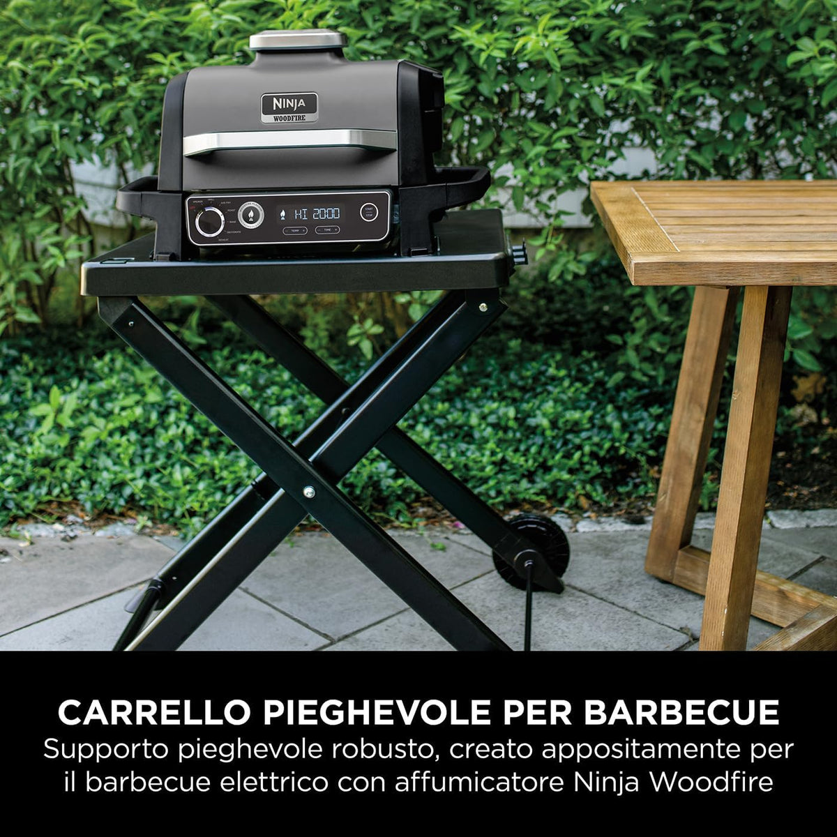 SHARK NINJA CARRELLO BBQ ELETTRICO - GARANZIA UFFICIALE ITALIA 2 ANNI