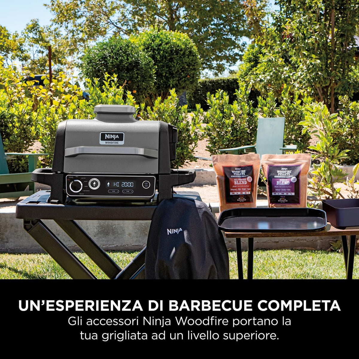 SHARK NINJA CARRELLO BBQ ELETTRICO - GARANZIA UFFICIALE ITALIA 2 ANNI