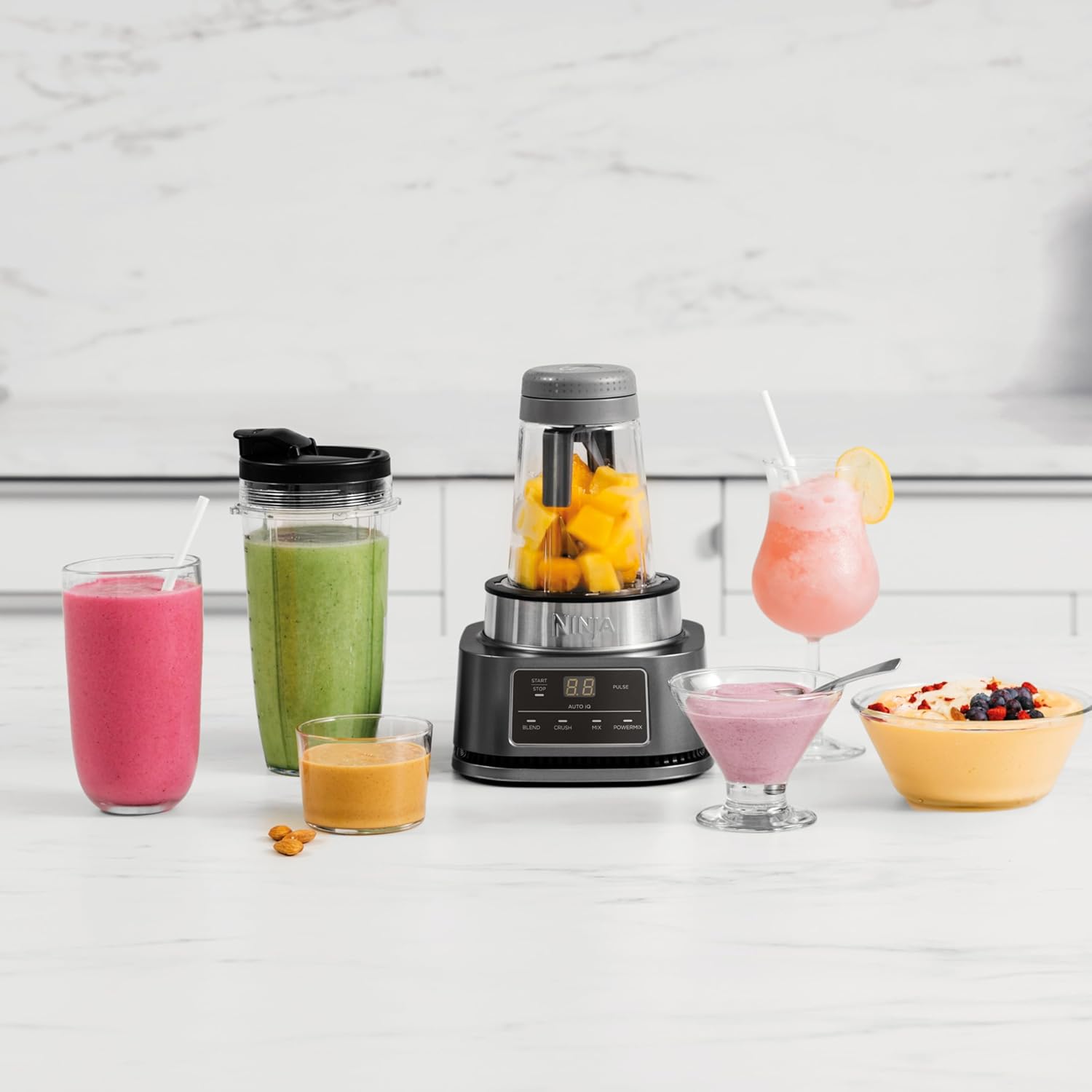 SHARK NINJA FRULLATORE 2 IN 1 POWER NUTRI CB100EU - GARANZIA UFFICIALE ITALIA 2 ANNI