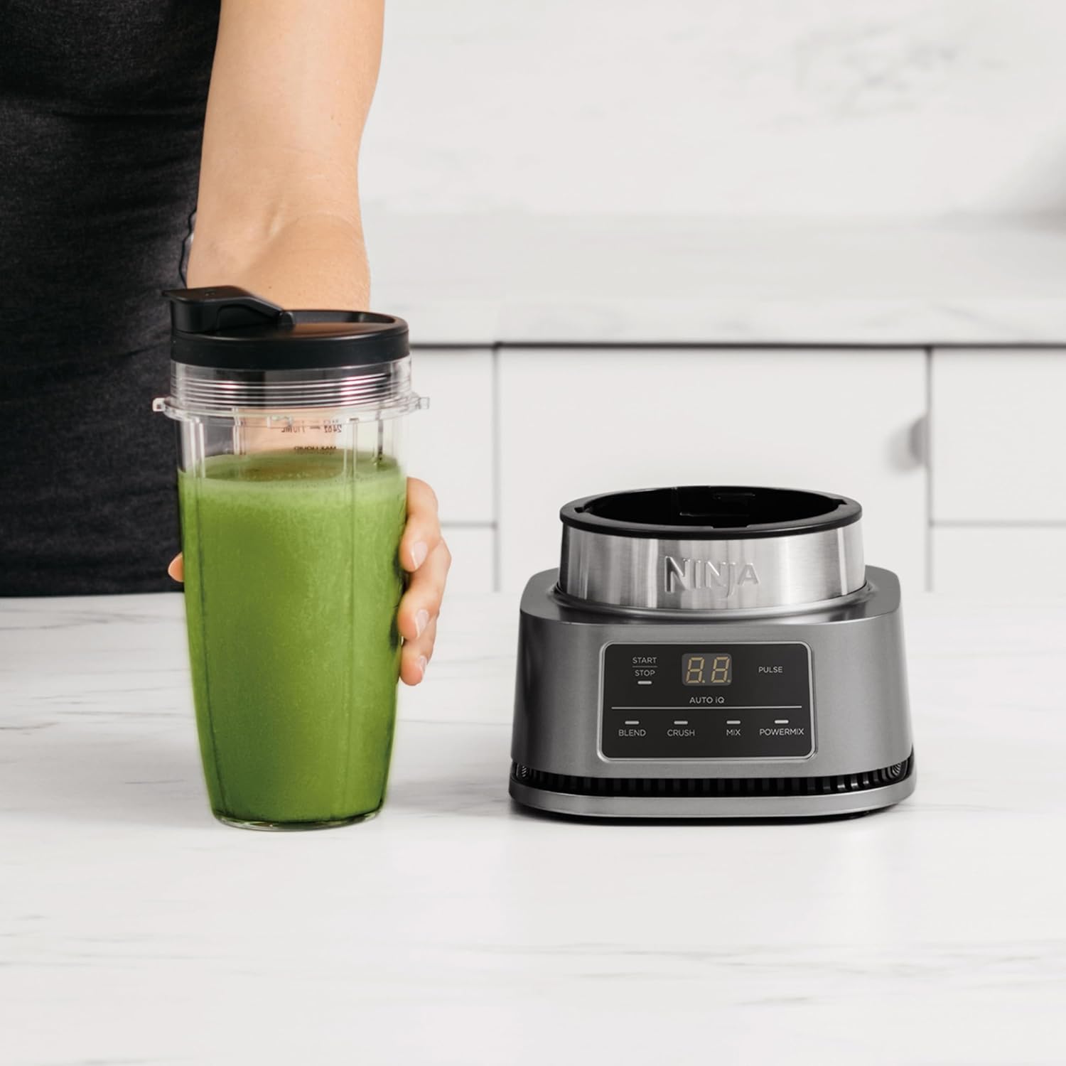 SHARK NINJA FRULLATORE 2 IN 1 POWER NUTRI CB100EU - GARANZIA UFFICIALE ITALIA 2 ANNI