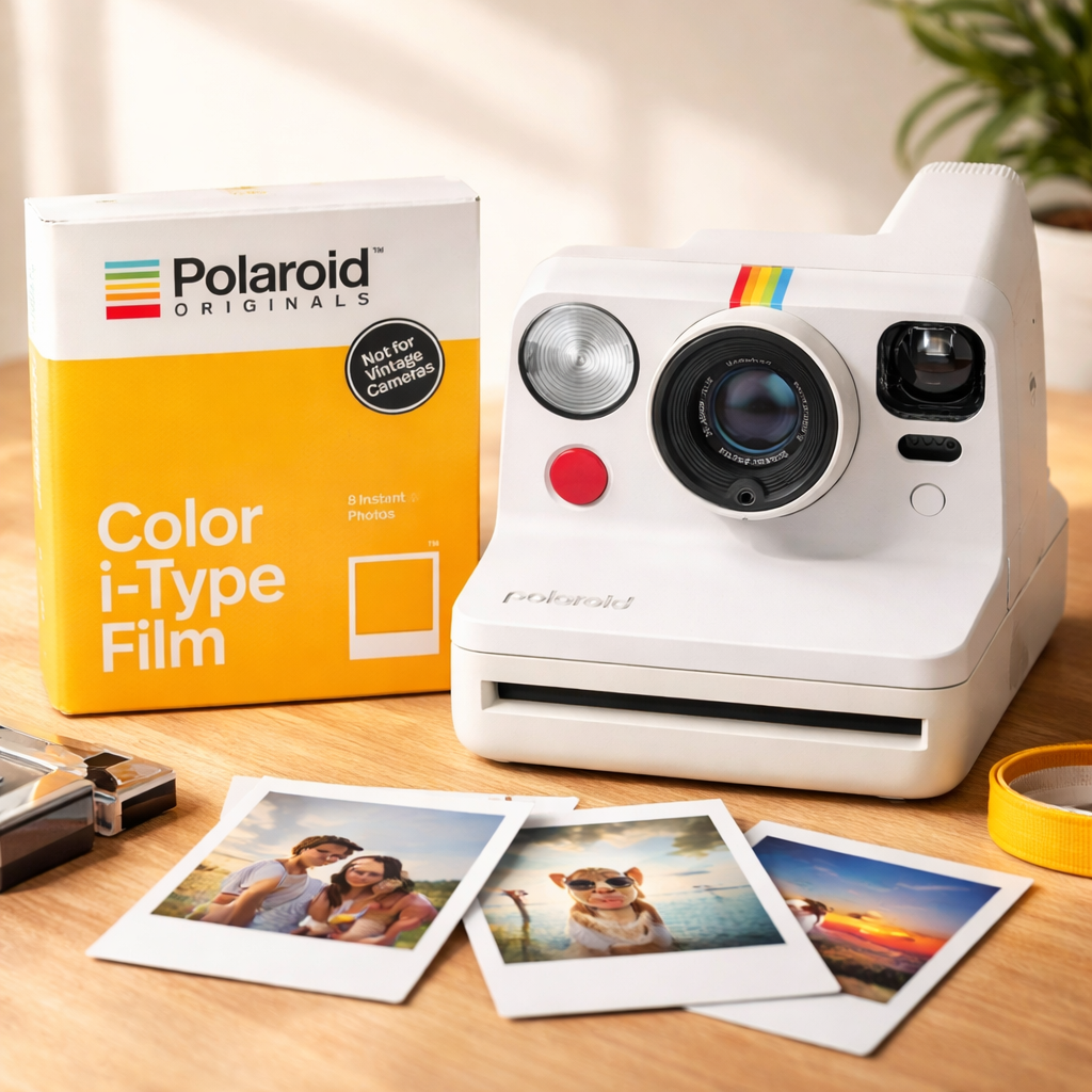 POLAROID NOW GENERATION 3 + PELLICOLA DA 8 FOTO A COLORI GARANZIA 2 ANNI UFFICIALE NITAL ITALIA