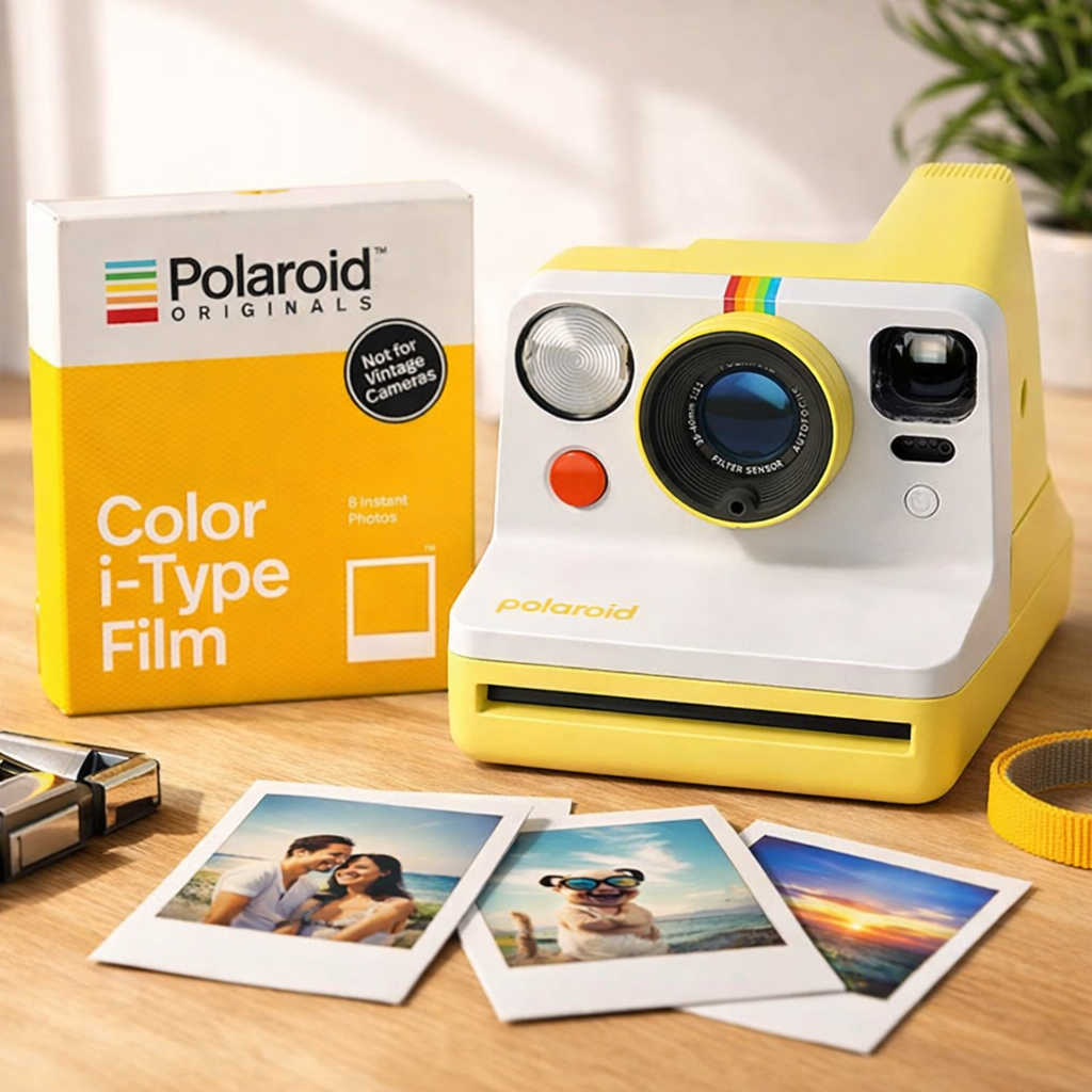 POLAROID NOW GENERATION 3 + PELLICOLA DA 8 FOTO A COLORI GARANZIA 2 ANNI UFFICIALE NITAL ITALIA