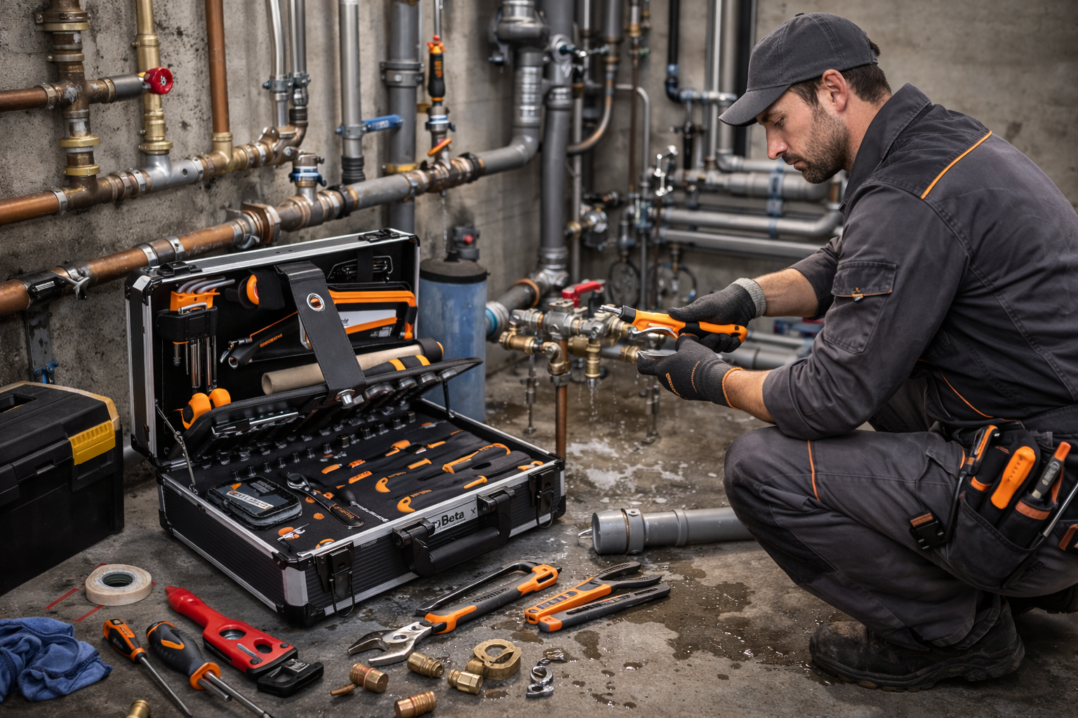 Beta BW 2054E-100 – Valigia con 100 utensili per manutenzione generale