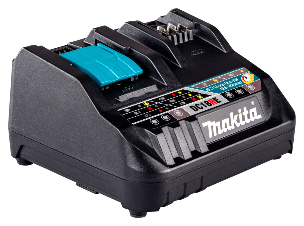 Makita 198720-9 – Caricabatterie Doppio Rapido DC18RE LXT 18V / CXT 12V Max