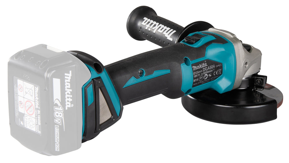 Makita DGA504Z – Smerigliatrice Angolare LXT 18V Diam.125 mm Brushless (Solo Macchina)