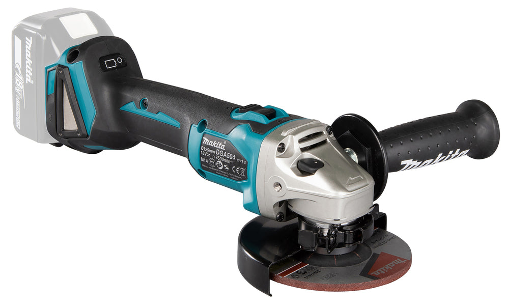 Makita DGA504Z – Smerigliatrice Angolare LXT 18V Diam.125 mm Brushless (Solo Macchina)
