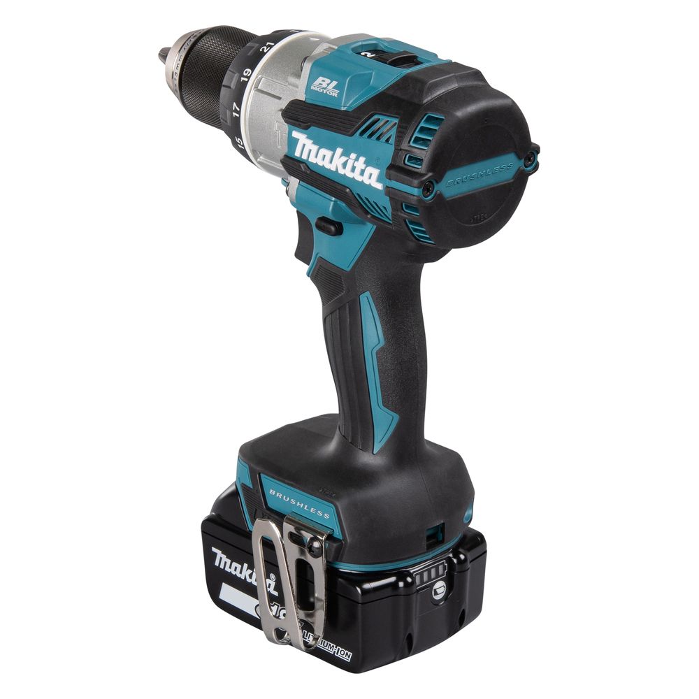 Makita DHP489RTJ – Trapano Avvitatore 18V 110Nm Brushless con 2 Batterie 5,0 Ah