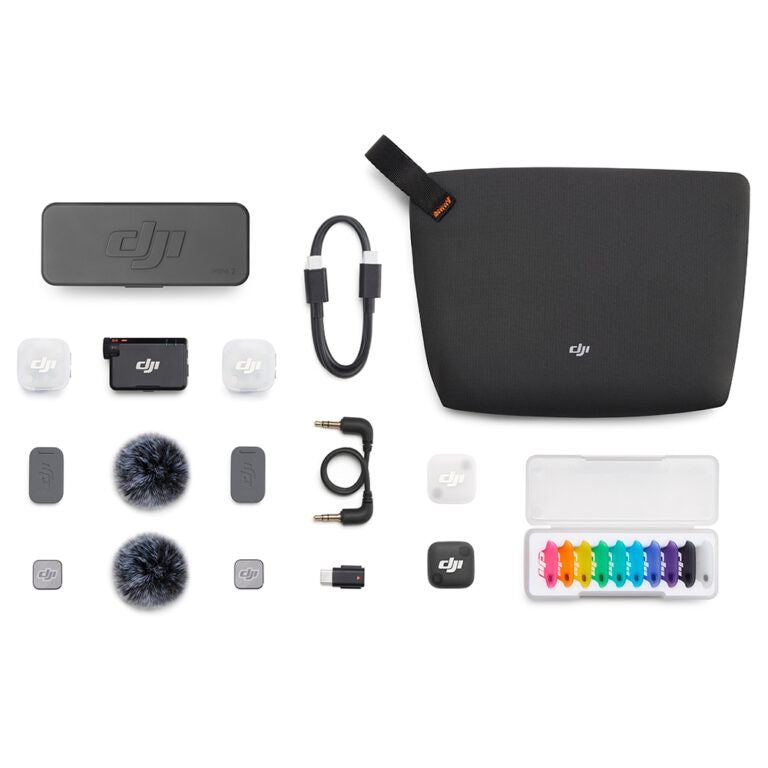 DJI MIC MINI 2 (2 TX + 1 RX + CASE) GARANZIA UFFICIALE NITAL 2 ANNI