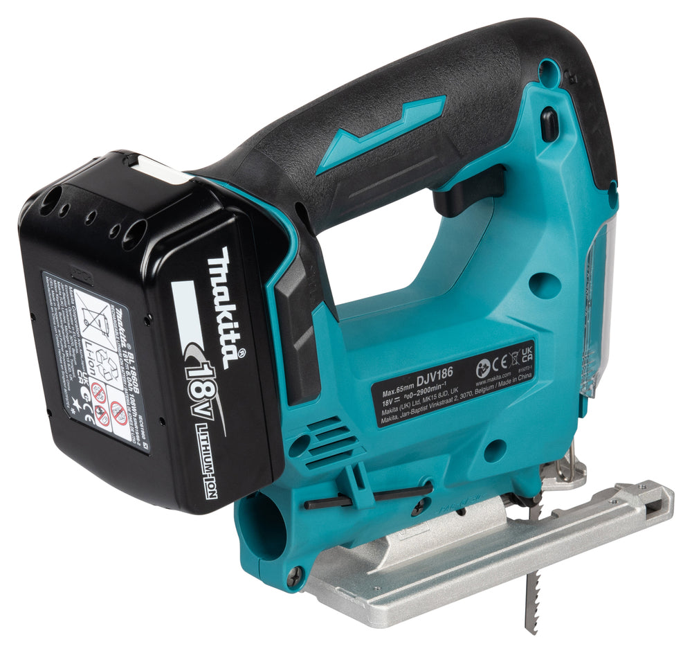 Makita DJV186SFJ – Seghetto Alternativo LXT 18V Kit 2 Batterie 3,0Ah e Valigetta Makpac