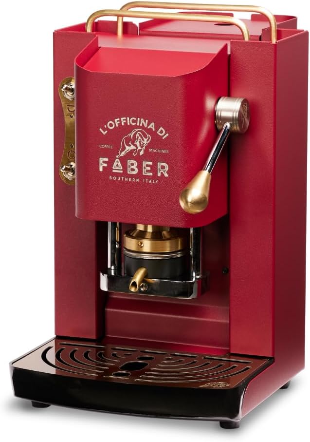 FABER MACCHINA DA CAFFE PRO DELUXE OTTONE GARANZIA UFFICIALE ITALIA 2 ANNI
