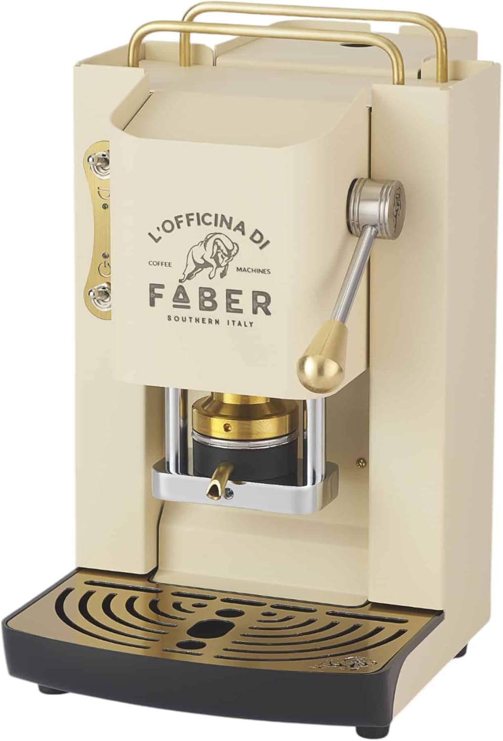 FABER MACCHINA DA CAFFE PRO DELUXE OTTONE GARANZIA UFFICIALE ITALIA 2 ANNI