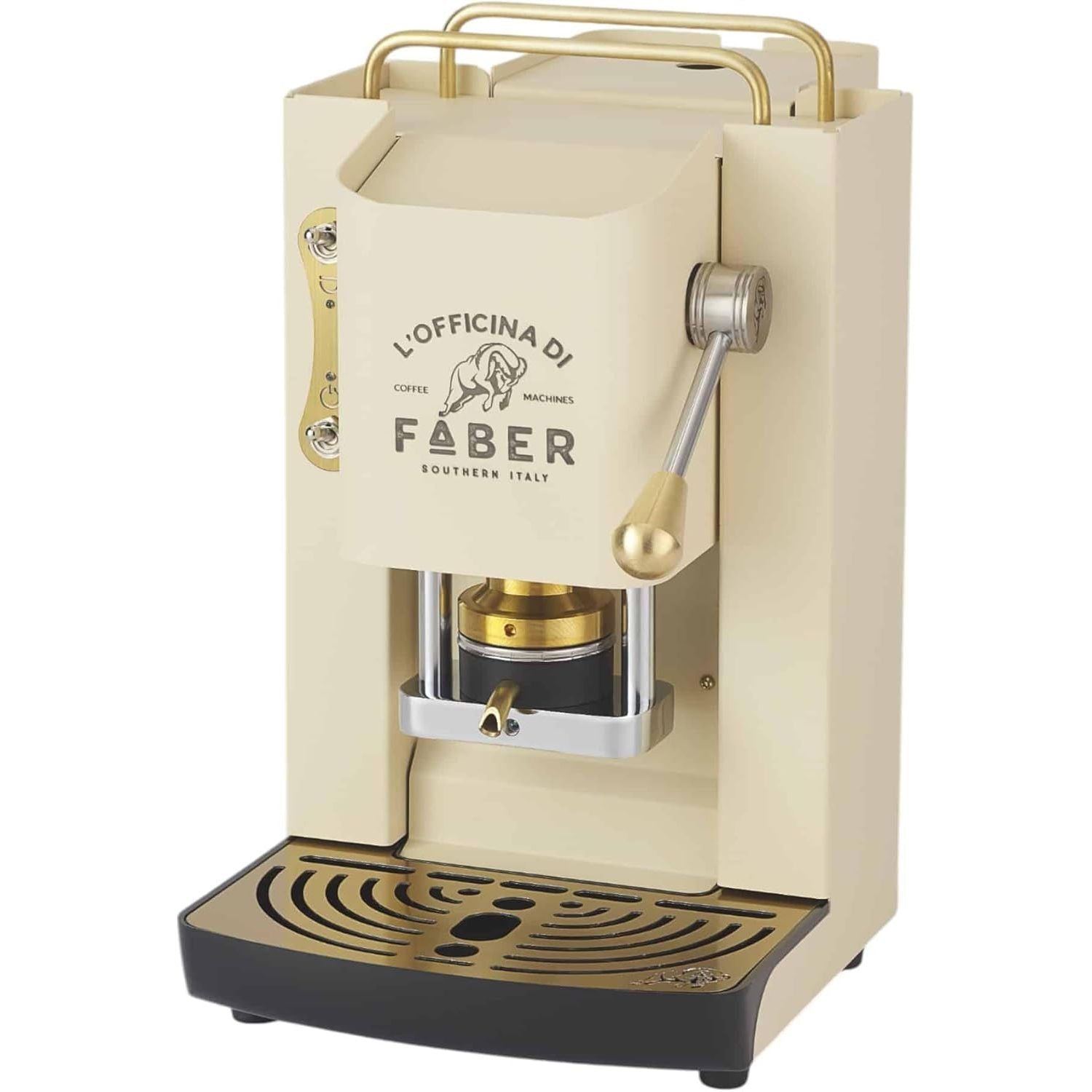 FABER MACCHINA DA CAFFE PRO DELUXE OTTONE GARANZIA UFFICIALE ITALIA 2 ANNI