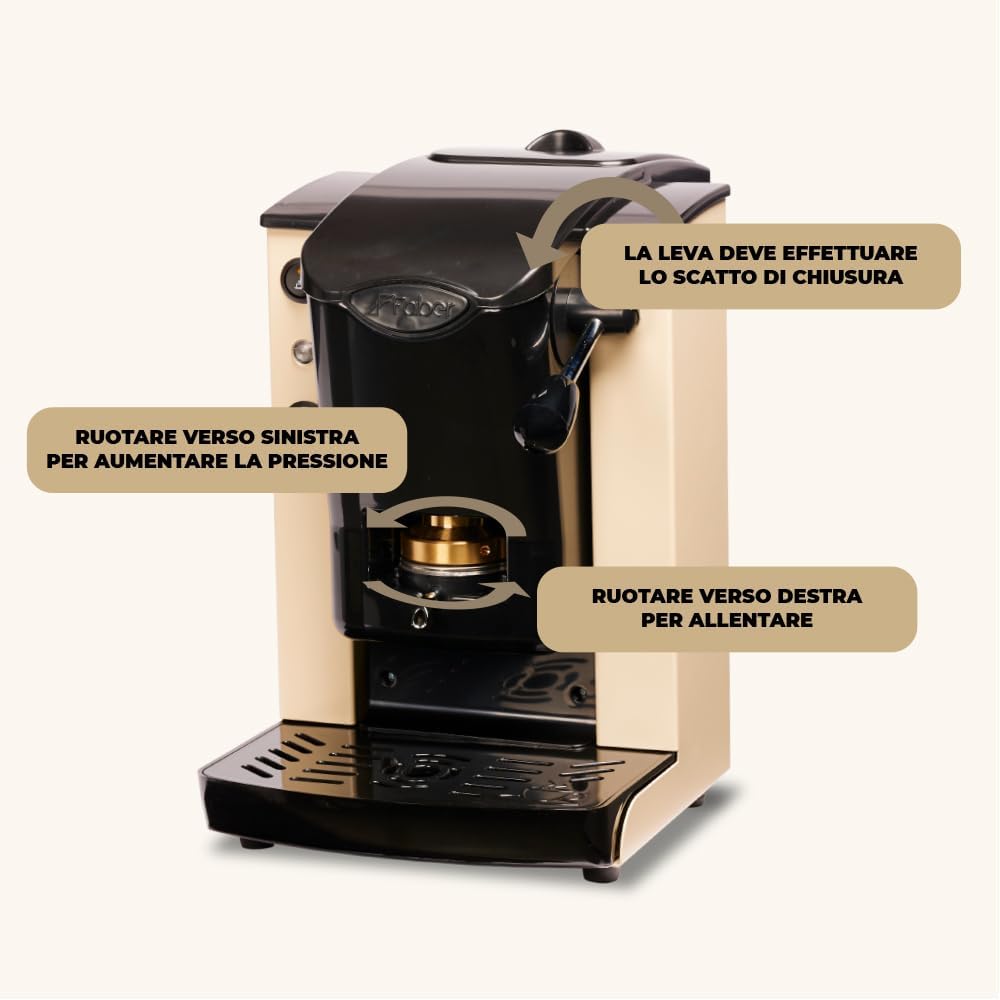 FABER MACCHINA DA CAFFE' SLOT PLAST BASIC TELAIO  GRIGIO-NERO GARANZIA UFFICIALE ITALIA 2 ANNI