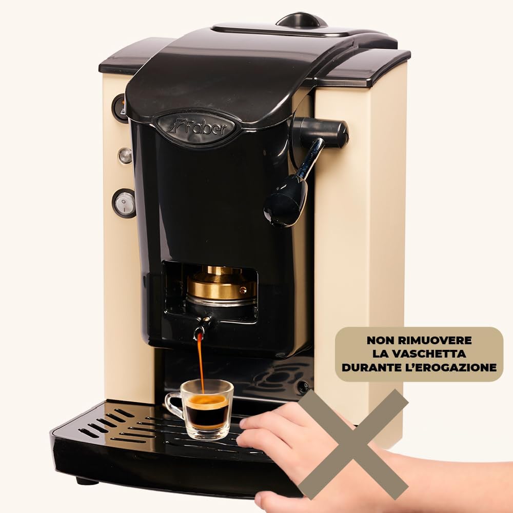 FABER MACCHINA DA CAFFE' SLOT PLAST BASIC TELAIO  GRIGIO-NERO GARANZIA UFFICIALE ITALIA 2 ANNI