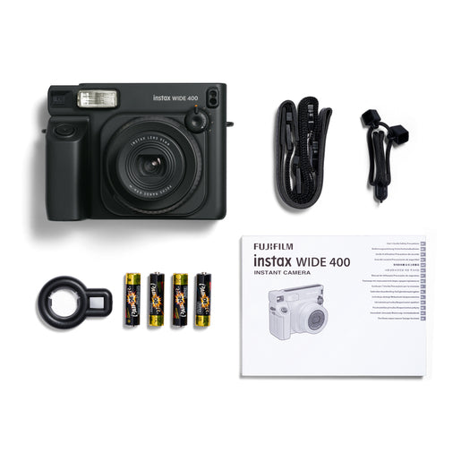 Fujifilm INSTAX WIDE 400 CAMERA BLACK GARANZIA UFFICIALE ITALIA 2 ANNI
