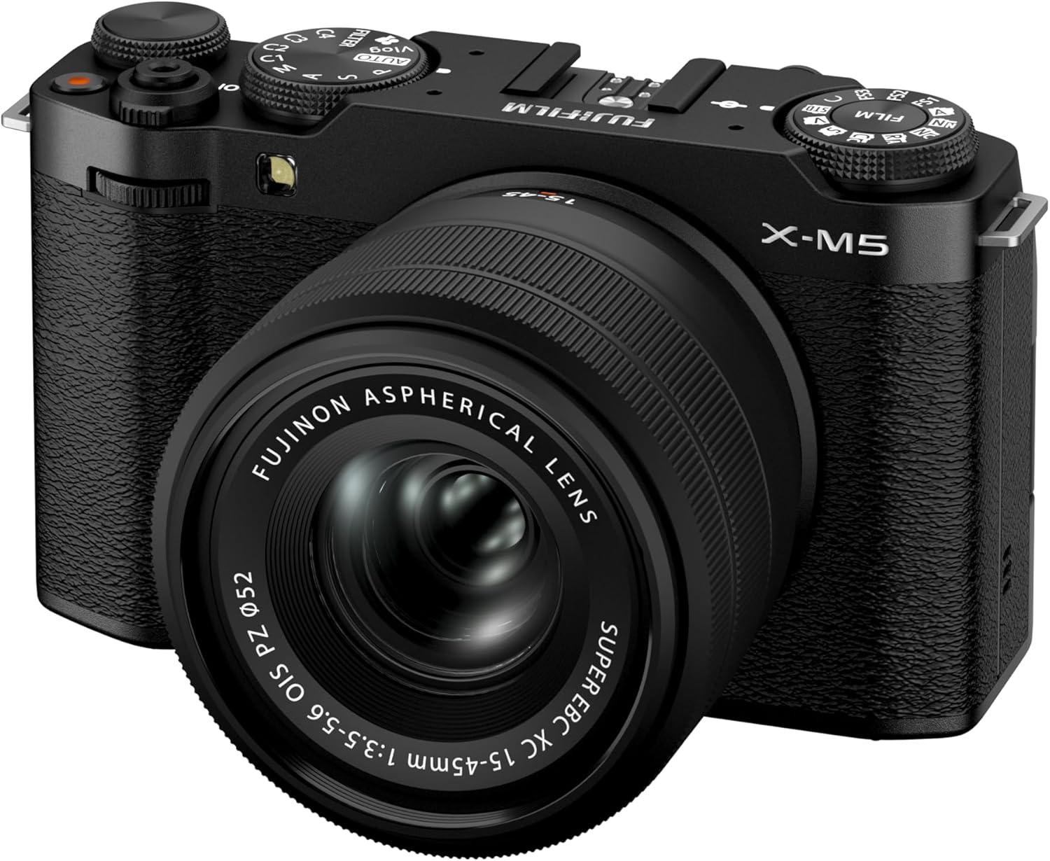FUJIFILM X-M5 15-45 F3.5-5.6 OIS PZ BLACK GARANZIA ITALIA 2 ANNI
