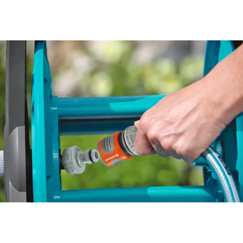 Gardena Set Avvolgitubo 10 Classic – Carrello Compatto con Tubo Incluso