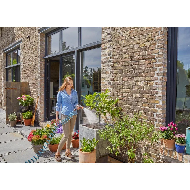 Gardena Set Tubo a Spirale 10 m – Compatto e Pronto all’Uso per Balcone e Terrazzo