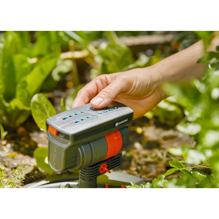 Gardena AquaZoom Compact – Irrigatore Oscillante per Aree Compatte