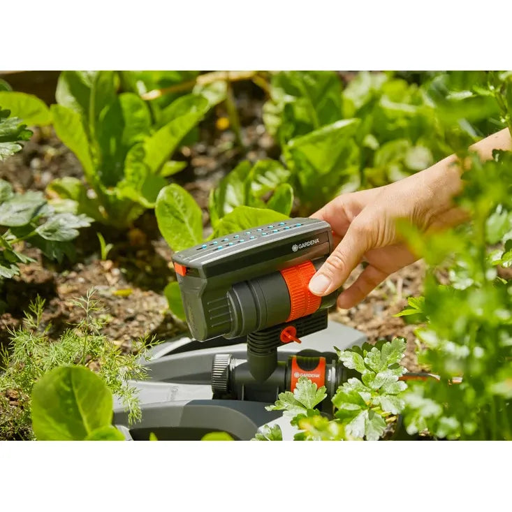 Gardena AquaZoom Compact – Irrigatore Oscillante per Aree Compatte