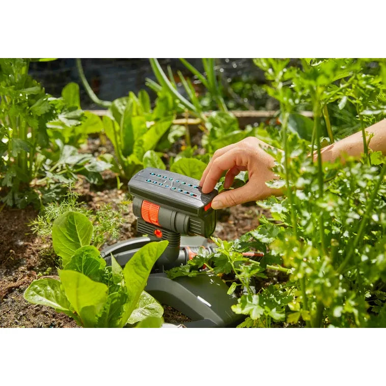 Gardena AquaZoom Compact – Irrigatore Oscillante per Aree Compatte