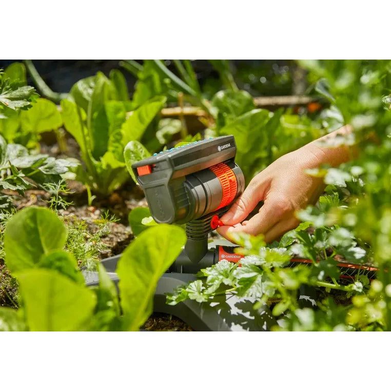 Gardena AquaZoom Compact – Irrigatore Oscillante per Aree Compatte